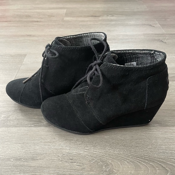TOMS Wedge Ankle Boot Size W5.5 - Picture 4 of 6